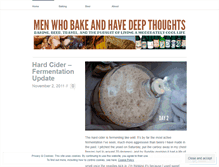 Tablet Screenshot of menwhobake.wordpress.com