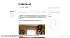 Desktop Screenshot of kraaiennest.wordpress.com