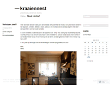 Tablet Screenshot of kraaiennest.wordpress.com