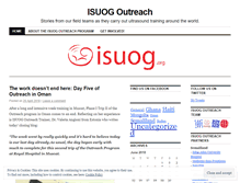 Tablet Screenshot of isuogoutreach.wordpress.com