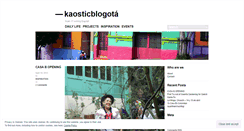 Desktop Screenshot of kaosticblogota.wordpress.com