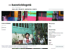 Tablet Screenshot of kaosticblogota.wordpress.com