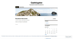 Desktop Screenshot of gaztelugatxe.wordpress.com