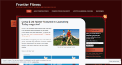 Desktop Screenshot of frontierfitness.wordpress.com