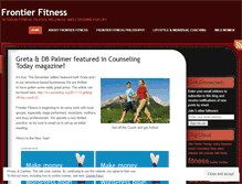 Tablet Screenshot of frontierfitness.wordpress.com