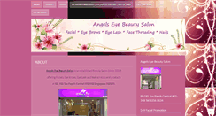 Desktop Screenshot of angelseyebeautysalon.wordpress.com