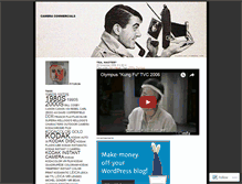 Tablet Screenshot of cameraads.wordpress.com