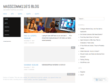 Tablet Screenshot of masscomm116.wordpress.com
