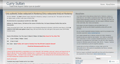 Desktop Screenshot of currysultan.wordpress.com