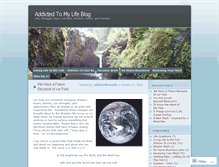 Tablet Screenshot of addictedtomylife.wordpress.com