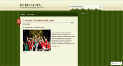 Desktop Screenshot of dfempauta.wordpress.com