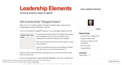 Desktop Screenshot of leadershipelements.wordpress.com