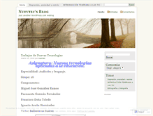 Tablet Screenshot of nuevtec.wordpress.com