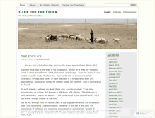 Tablet Screenshot of carefortheflock.wordpress.com