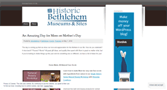 Desktop Screenshot of historicbethlehem.wordpress.com