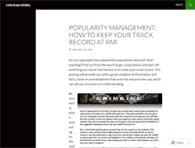 Tablet Screenshot of celestapradakq.wordpress.com