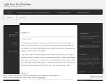 Tablet Screenshot of lightfromtheshadows.wordpress.com