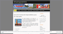 Desktop Screenshot of elfaroemprendedores2010.wordpress.com