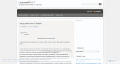 Desktop Screenshot of lenguajespro.wordpress.com