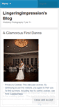 Mobile Screenshot of lingeringimpression.wordpress.com