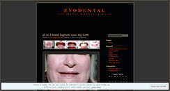 Desktop Screenshot of evodental.wordpress.com