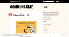 Desktop Screenshot of katethomp.wordpress.com