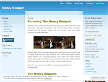 Tablet Screenshot of moneybouquet.wordpress.com