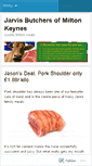 Mobile Screenshot of jarvisbutchers.wordpress.com