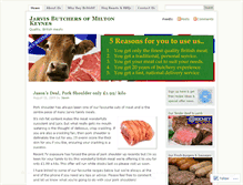 Tablet Screenshot of jarvisbutchers.wordpress.com