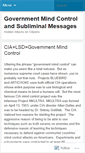 Mobile Screenshot of govtmindcontrol.wordpress.com