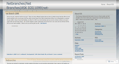 Desktop Screenshot of netbranch.wordpress.com