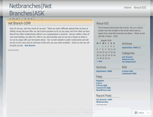 Tablet Screenshot of netbranch.wordpress.com