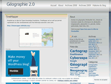 Tablet Screenshot of geographie2point0.wordpress.com