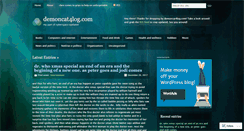 Desktop Screenshot of demoncat4.wordpress.com