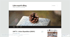 Desktop Screenshot of libreesprit1.wordpress.com