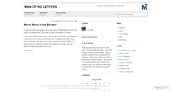 Desktop Screenshot of monletters.wordpress.com