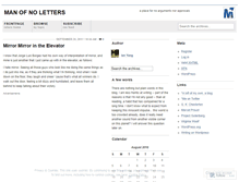 Tablet Screenshot of monletters.wordpress.com