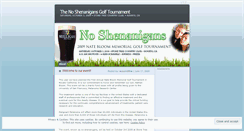 Desktop Screenshot of noshenanigans.wordpress.com