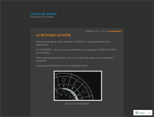 Tablet Screenshot of circulodequintas.wordpress.com