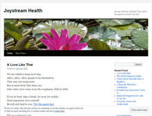 Tablet Screenshot of joystreamhealth.wordpress.com