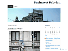 Tablet Screenshot of bucharestbabylon.wordpress.com