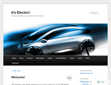 Tablet Screenshot of cctp506electriccar.wordpress.com