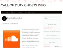 Tablet Screenshot of codghostsinfo.wordpress.com