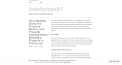 Desktop Screenshot of kateforbes01.wordpress.com