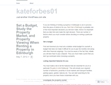 Tablet Screenshot of kateforbes01.wordpress.com