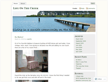 Tablet Screenshot of creeklife.wordpress.com