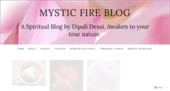 Desktop Screenshot of mysticfire.wordpress.com