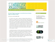 Tablet Screenshot of laboratoriomobilitasostenibile.wordpress.com