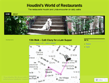 Tablet Screenshot of houdinisworld.wordpress.com