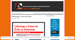 Desktop Screenshot of liderazgoycasosdeexitoenempresas.wordpress.com
